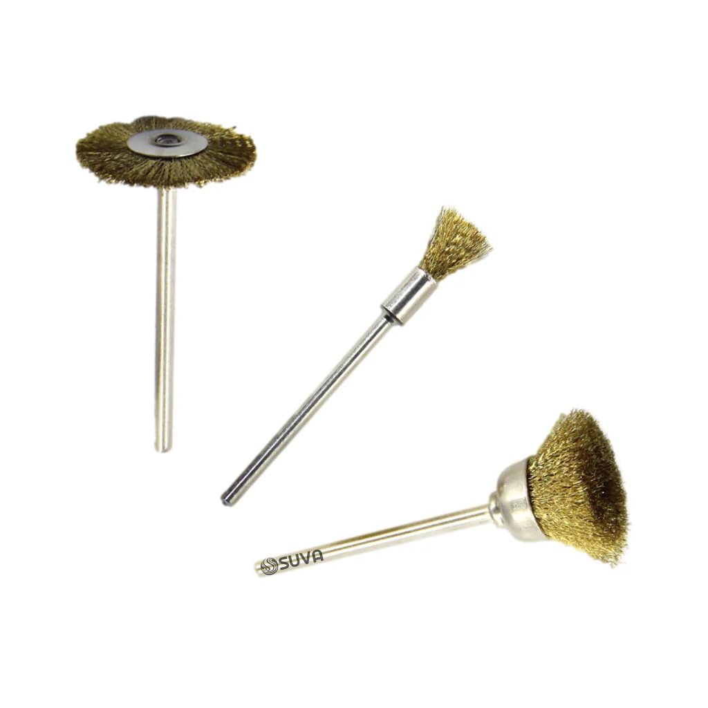 Crimped Brass Wire Polishing Burs